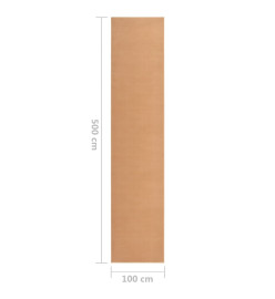 Tapis BCF Beige 100x500 cm