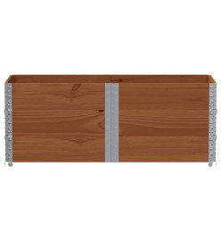 Colliers de palette 3 pcs marron 150x50 cm bois de pin solide