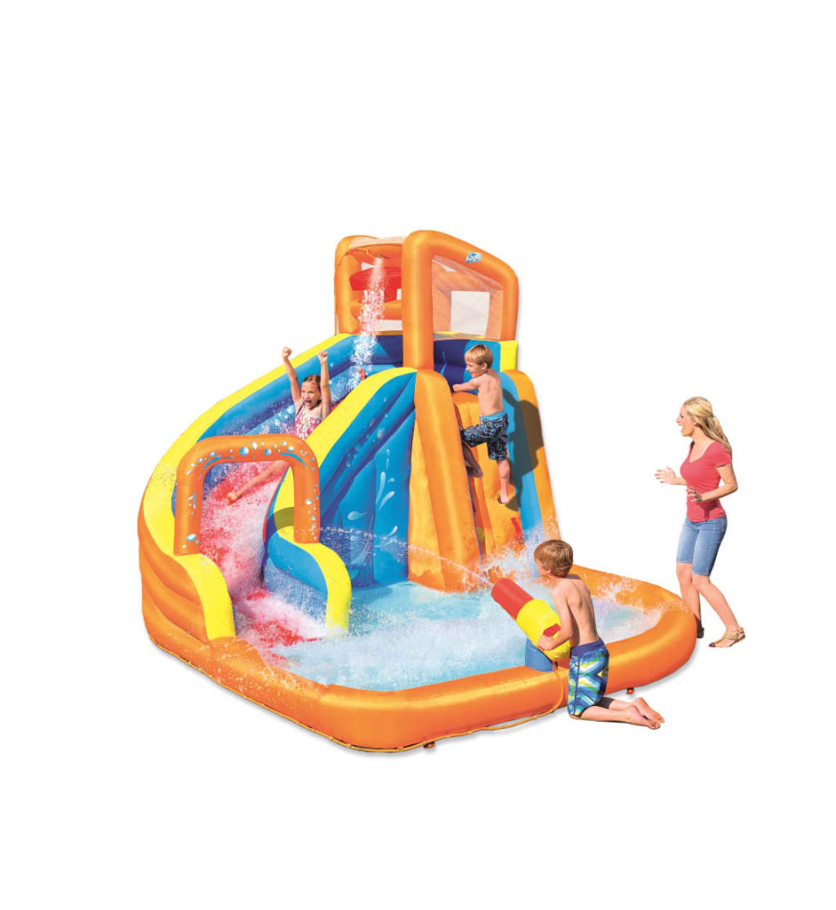 Bestway Toboggan H2OGO Turbo Splash Water Zone-Mega Water Park 53301