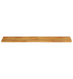 Dessus de table à bord vivant 180x40x2,5cm bois massif manguier