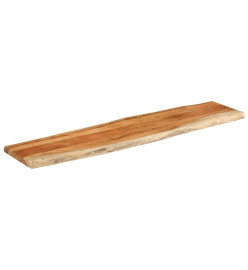 Dessus de table 180x40x3,8 cm rectangulaire bois massif acacia