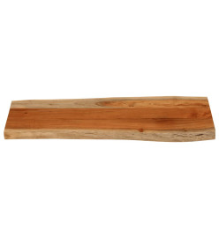 Dessus de table 100x40x3,8 cm rectangulaire bois massif acacia