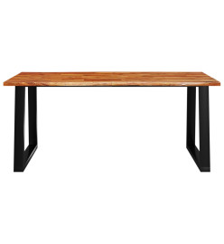 Table à manger 180x90x75 cm bois d'acacia solide à bord vif