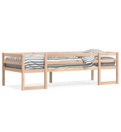 Cadre de lit d'enfant 75x190 cm bois de pin massif