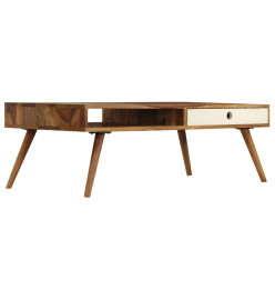 Table basse 110 x 50 x 35 cm Bois de Sesham massif