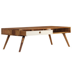 Table basse 110 x 50 x 35 cm Bois de Sesham massif