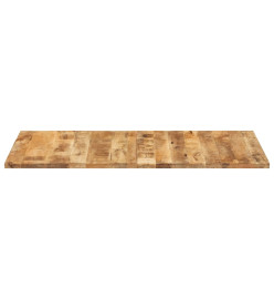 Dessus de table bois de manguier solide 25-27 mm 140x60 cm