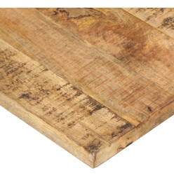 Dessus de table bois de manguier solide 25-27 mm 140x60 cm