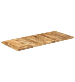 Dessus de table bois de manguier solide 25-27 mm 140x60 cm