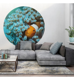 WallArt Papier peint cercle Nemo the Anemonefish 142,5 cm