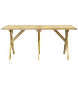 Mobilier de salle à manger de jardin 5 pcs Bois de pin imprégné