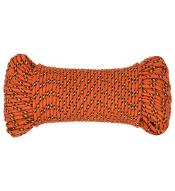 Corde de bateau Orange 4 mm 250 m Polypropylène