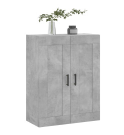 Armoire murale gris béton 69,5x34x90 cm bois d'ingénierie