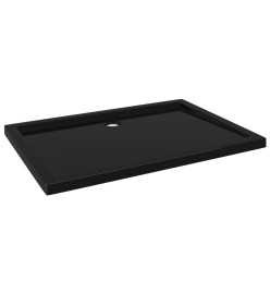 Receveur de douche rectangulaire ABS Noir 80x110 cm