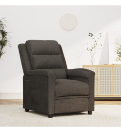 Fauteuil inclinable Gris foncé Velours