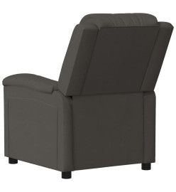 Fauteuil inclinable Gris foncé Velours