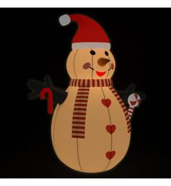 Bonhomme de neige gonflable avec LED 300 cm