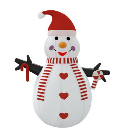 Bonhomme de neige gonflable avec LED 300 cm