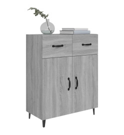 Buffet sonoma gris 69,5x34x90 cm bois d'ingénierie