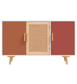 Buffet blanc 105x30x65,5 cm bois d'ingénierie