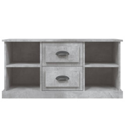 Meuble TV gris béton 99,5x35,5x48 cm bois d'ingénierie