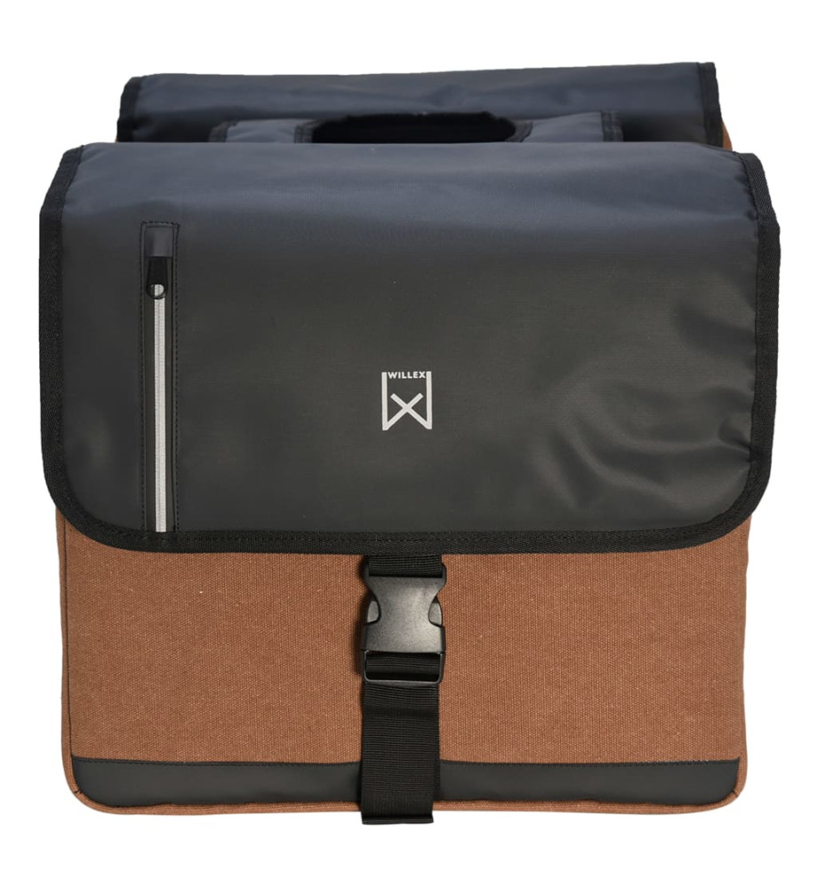 Willex Sac d'affaires double 30 L Noir et marron