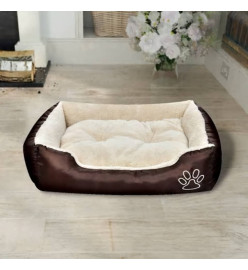 Lit chaud pour chiens avec coussin rembourré Taille S