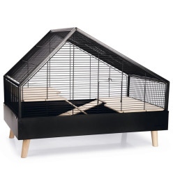 Beeztees Cage pour rongeurs Ayaz 78x48x61 cm Noir