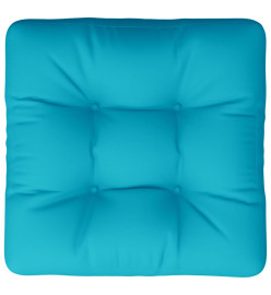 Coussin de palette turquoise 58x58x10 cm tissu oxford