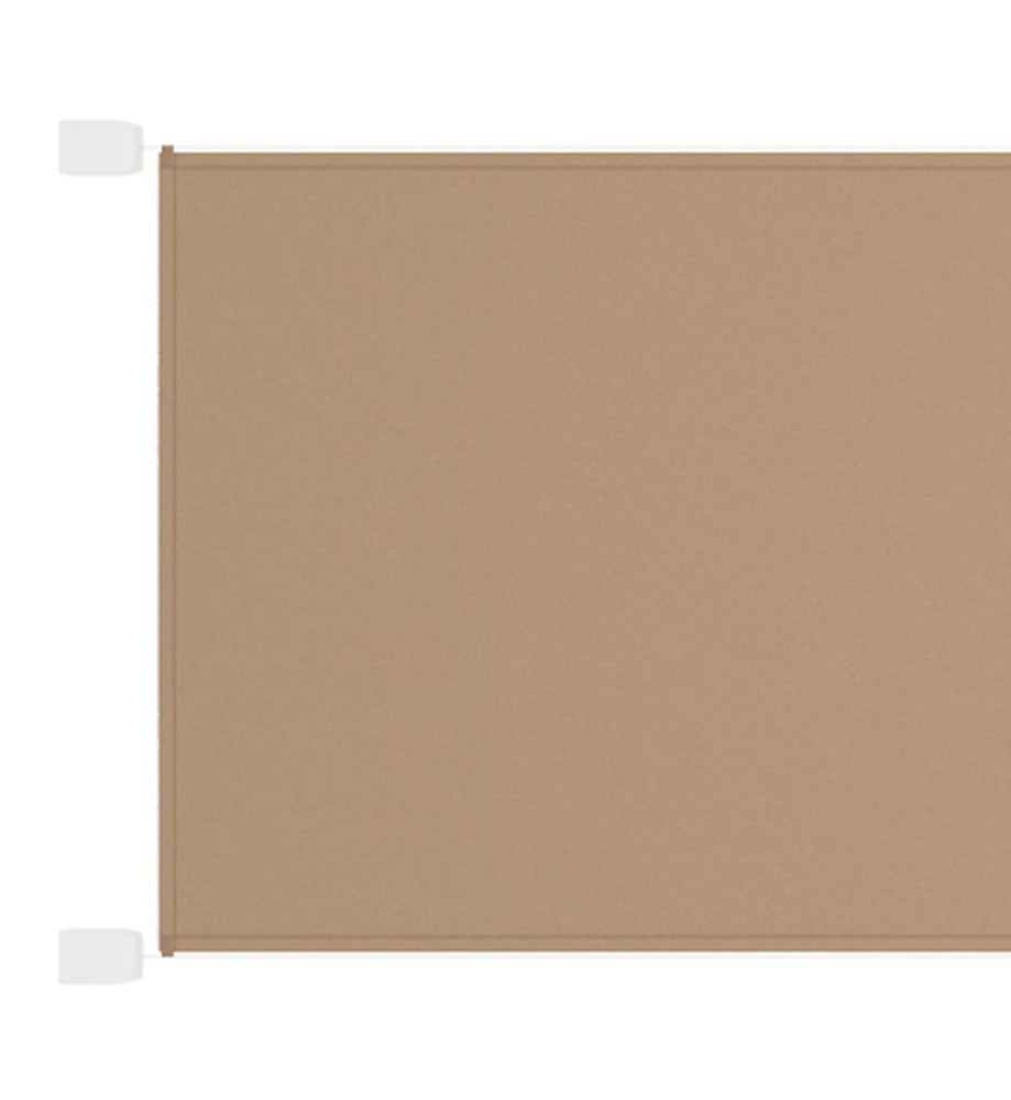 Auvent vertical Taupe 100x1000 cm Tissu oxford