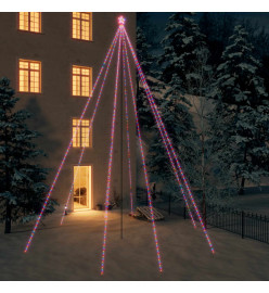 Lumières d'arbre de Noël Int/Extérieur 1300 LED colorées 8 m