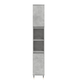 Ensemble d'armoires de salle de bain 3 pcs gris béton