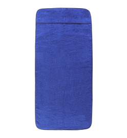 Serviettes de plage 4 pcs bleu royal 60x135 cm tissu 400 GSM