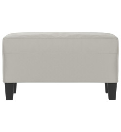 Banc Gris clair 70x35x41 cm Tissu microfibre