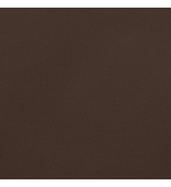 Voile de parasol Tissu Oxford triangulaire 3x4x4 m Marron