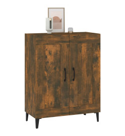 Buffet chêne fumé 69,5x34x90 cm bois d'ingénierie