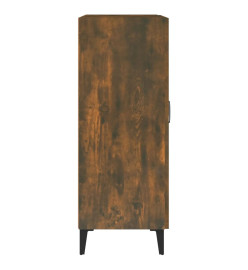 Buffet chêne fumé 69,5x34x90 cm bois d'ingénierie