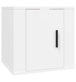 Ensemble de meubles TV 8 pcs Blanc Bois d'ingénierie