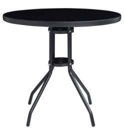 Mobilier de bistro 5 pcs Noir et anthracite