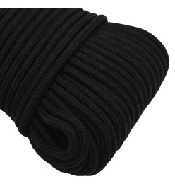 Corde de travail Noir 4 mm 250 m Polyester