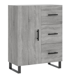 Buffet haut Sonoma gris 69,5x34x180 cm Bois d'ingénierie