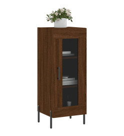 Buffet Chêne marron 34,5x34x90 cm Bois d'ingénierie