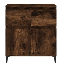 Buffet Chêne fumé 60x35x70 cm Bois d'ingénierie