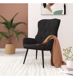 Chaise de relaxation Noir Velours