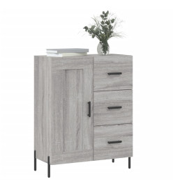 Buffet sonoma gris 69,5x34x90 cm bois d'ingénierie