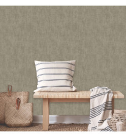 DUTCH WALLCOVERINGS Papier peint simple gris-marron