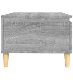 Table basse Sonoma gris 90x50x36,5 cm Bois d'ingénierie