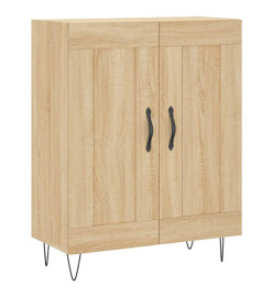 Buffet chêne sonoma 69,5x34x90 cm bois d'ingénierie