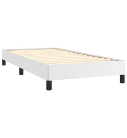 Cadre de lit Blanc 100x200 cm Similicuir
