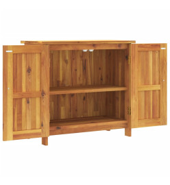 Armoire de jardin 75x35x70 cm bois massif d'acacia